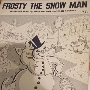 Vintage Christmas Sheet Music For Piano- 6 Booklets